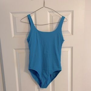 Athleta Ribbed One Piece Bathing Suit